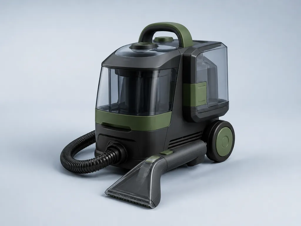 Авторская иллюстрация пылесоса класса Bissell SpotClean Pro