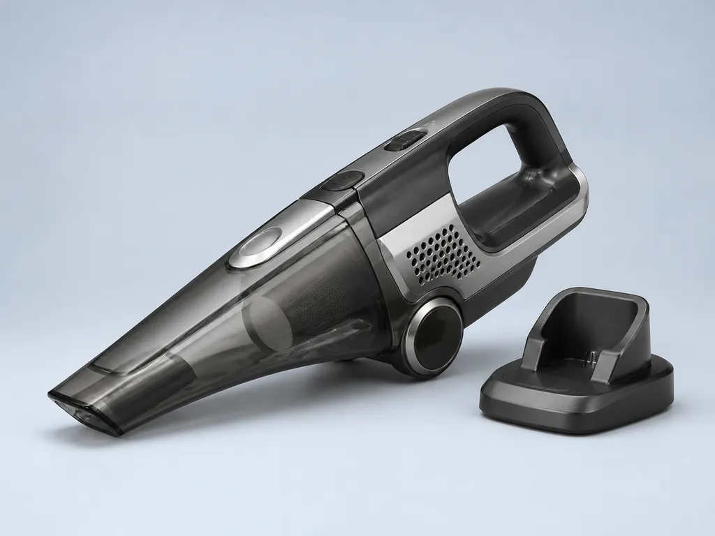 Авторская иллюстрация пылесоса класса BLACK+DECKER BDH2000PL