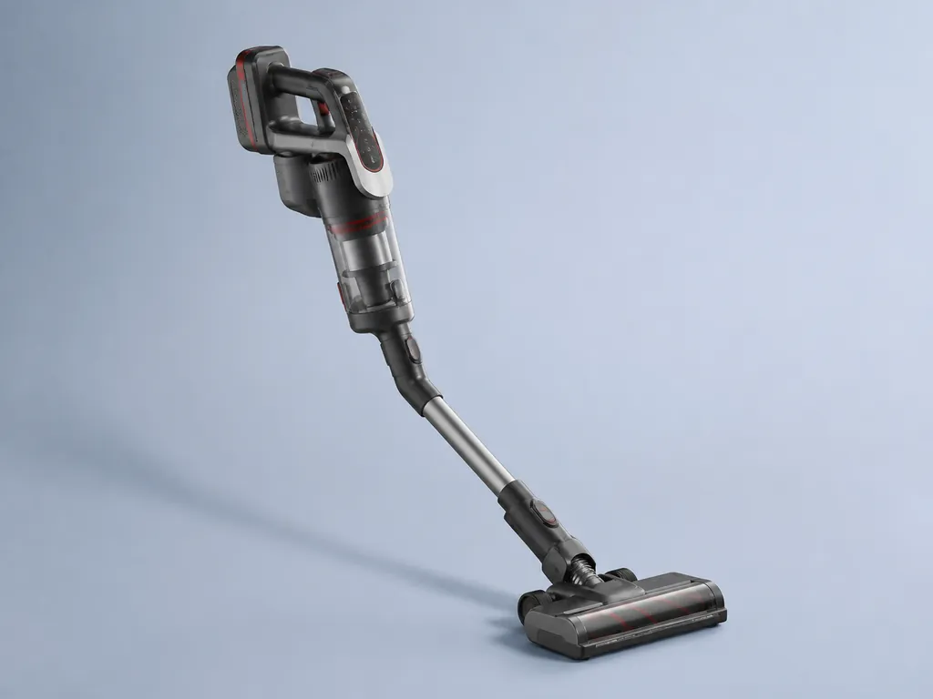 Авторская иллюстрация пылесоса класса Bosch Unlimited 9