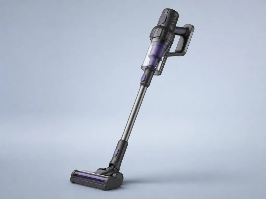 Авторская иллюстрация пылесоса класса Dyson Digital Slim