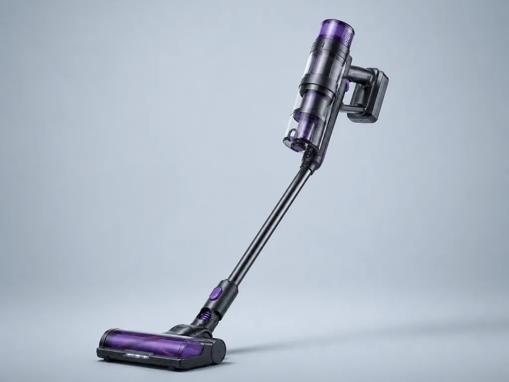 Авторская иллюстрация пылесоса класса Dyson Gen5detect