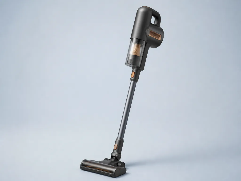 Авторская иллюстрация пылесоса класса Dyson V11