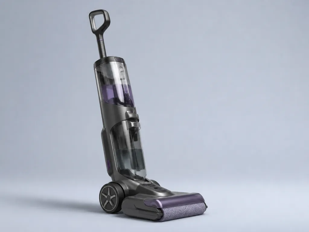 Авторская иллюстрация пылесоса класса Dyson V15s Detect Submarine