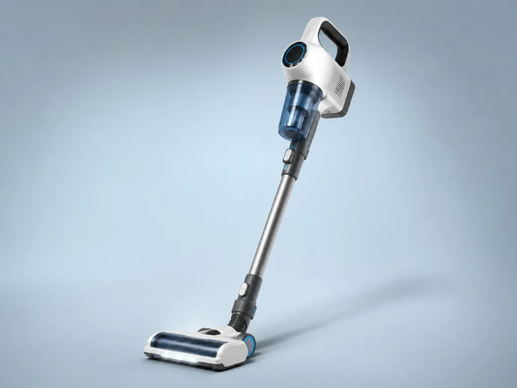 Авторская иллюстрация пылесоса класса Haier JC-H1A