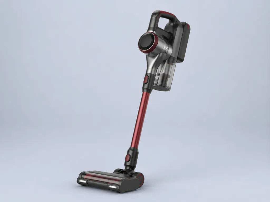 Авторская иллюстрация пылесоса класса LG CordZero A9T