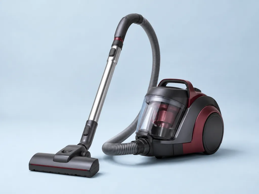 Авторская иллюстрация пылесоса класса LG VC5420NHTR