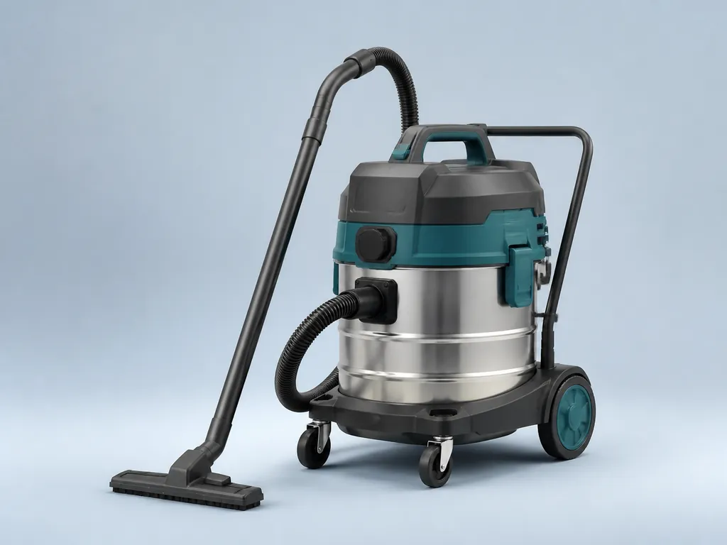 Авторская иллюстрация пылесоса класса Makita VC2512L