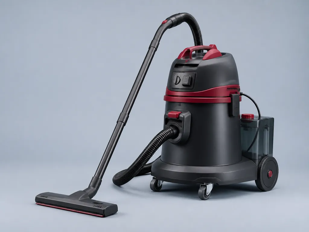 Авторская иллюстрация пылесоса класса Numatic George GVE370