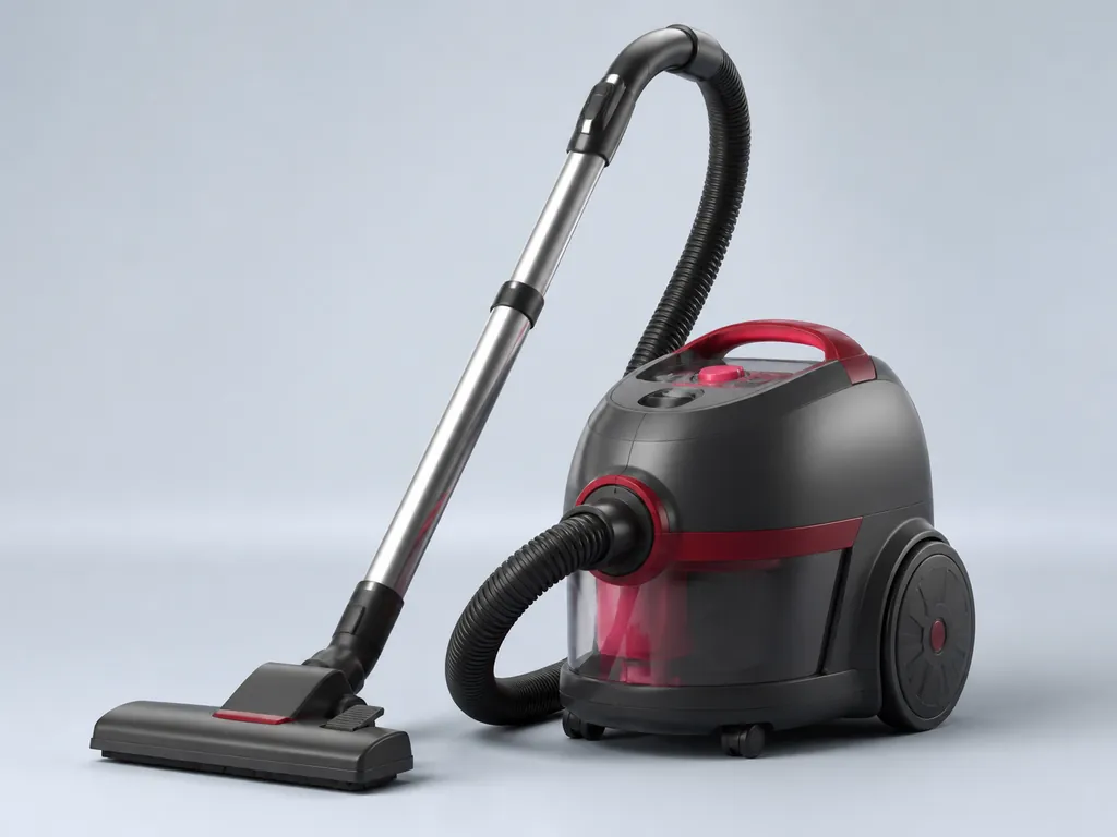 Авторская иллюстрация пылесоса класса Numatic Henry HVR160