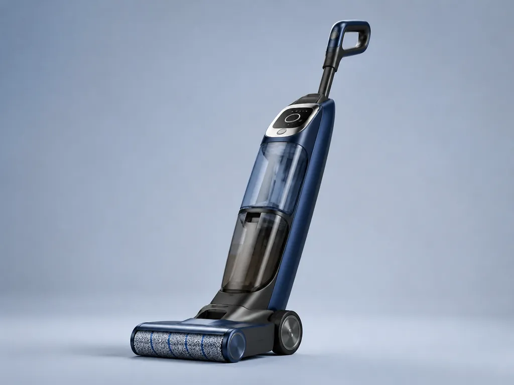 Авторская иллюстрация пылесоса класса Philips 8000 Series Aqua Plus