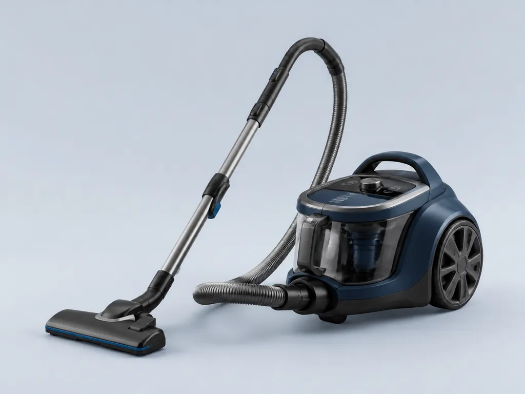 Авторская иллюстрация пылесоса класса Philips Performer Silent
