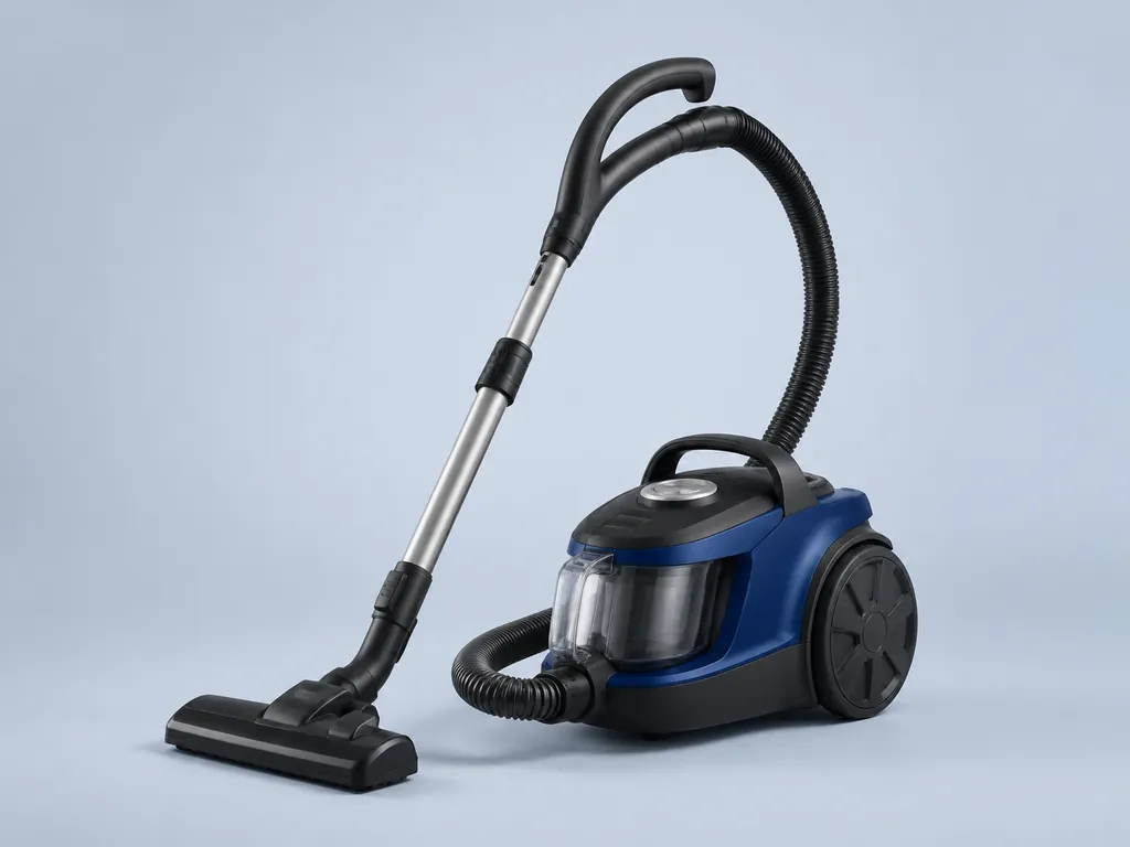 Авторская иллюстрация пылесоса класса Philips PowerPro Compact