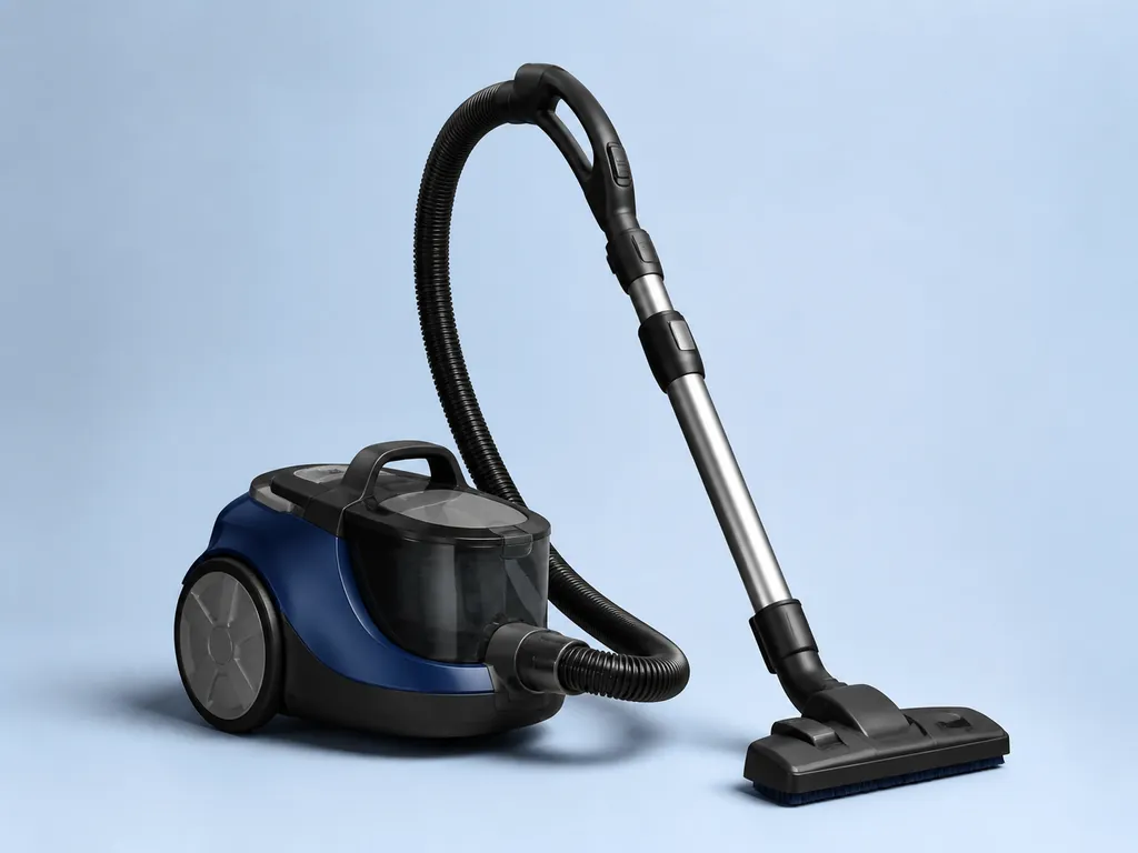 Авторская иллюстрация пылесоса класса Philips PowerPro Expert