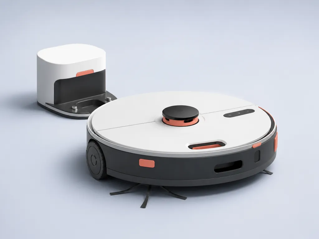 Авторская иллюстрация пылесоса класса Roborock E5