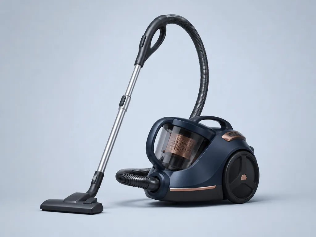 Авторская иллюстрация пылесоса класса Rowenta Compact Power