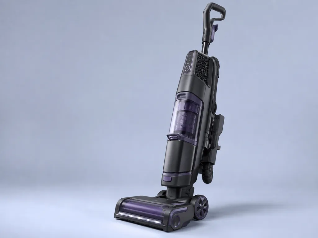 Авторская иллюстрация пылесоса класса Shark PowerDetect Upright