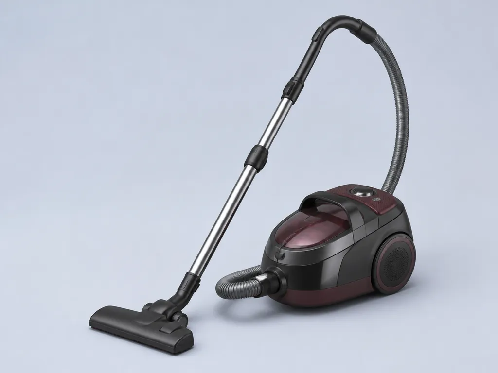 Авторская иллюстрация пылесоса класса Tefal Silence Force