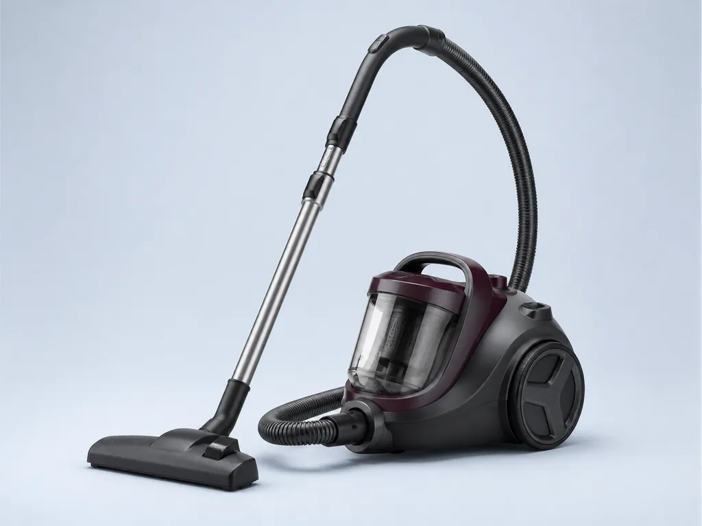 Авторская иллюстрация пылесоса класса Tefal Swift Power