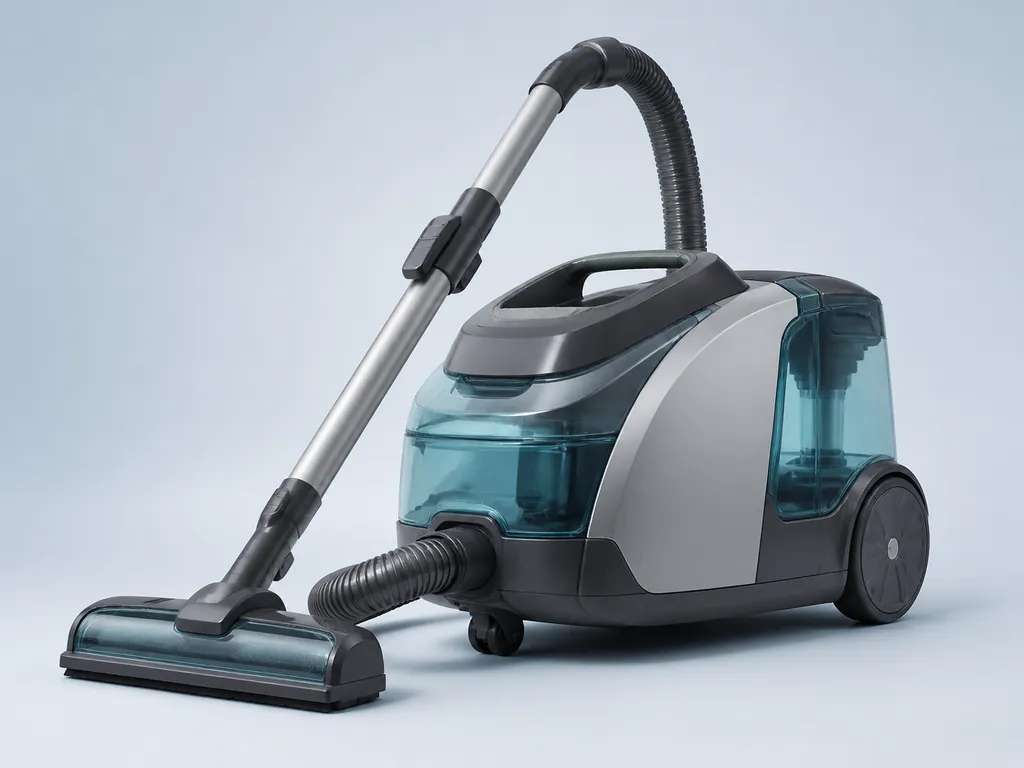 Авторская иллюстрация пылесоса класса Thomas Aqua+