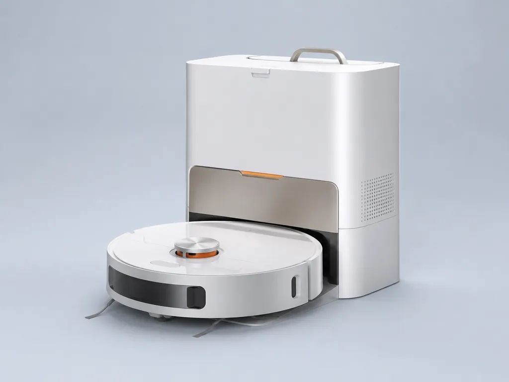 Авторская иллюстрация пылесоса класса Xiaomi Robot Vacuum X20 Max