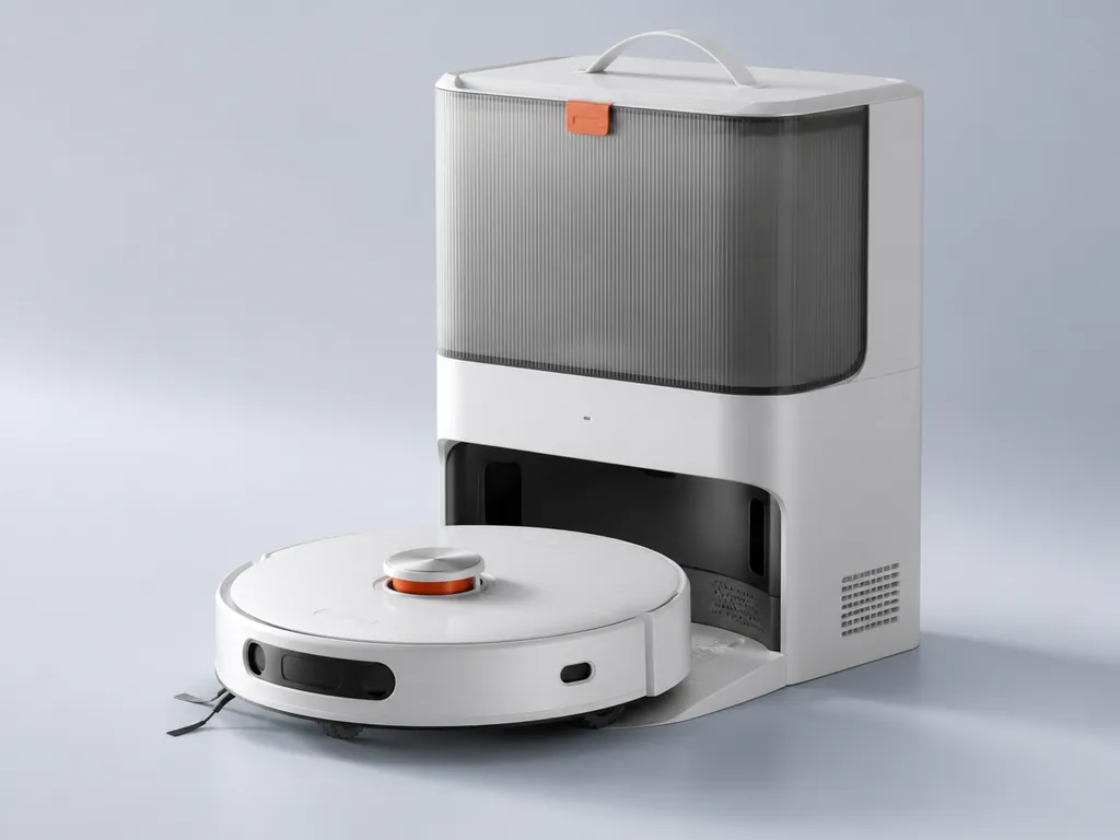 Авторская иллюстрация пылесоса класса Xiaomi Robot Vacuum X20+