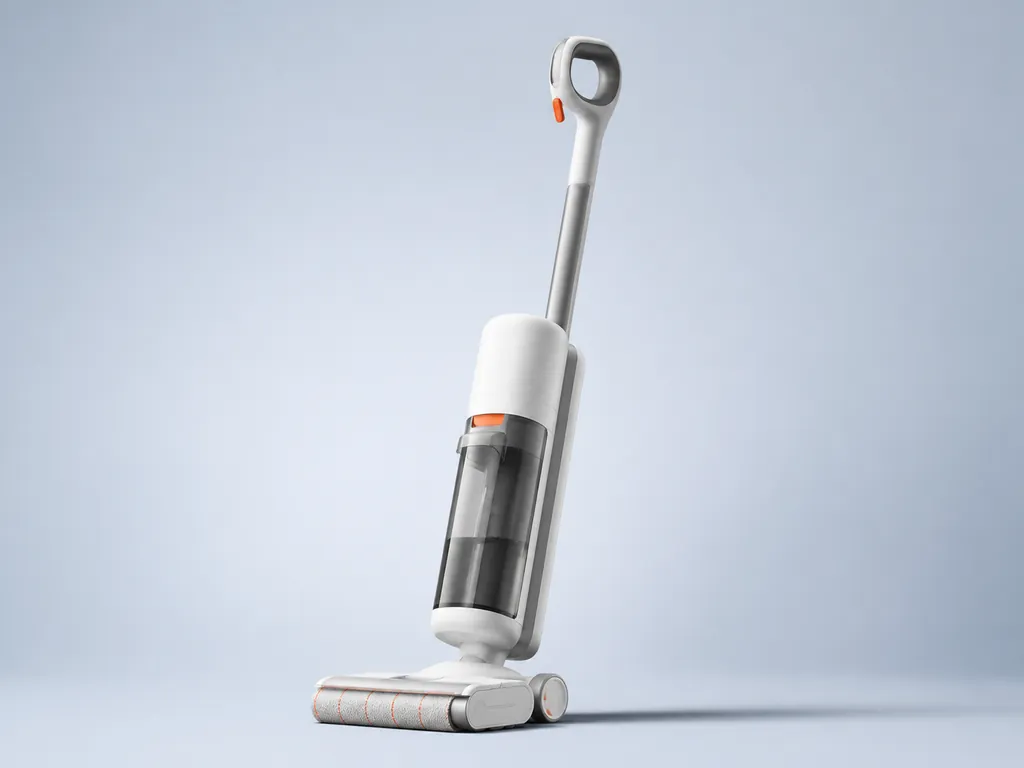 Авторская иллюстрация пылесоса класса Xiaomi Truclean W10